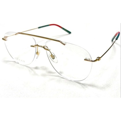 Montatura Occhiali Vista Uomo GG0398O Colore 002 Calibro 58/15