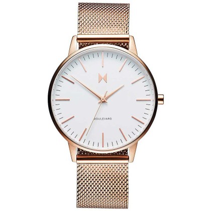 Orologio Analogico Quarzo Unisex con Cinturino in Acciaio Inox D-MB01-RGWM