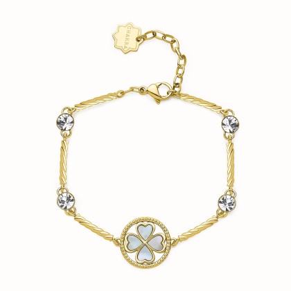 Brosway Bracciale Donna Chakra PORTAFORTUNA Quadrifoglio BHKB152