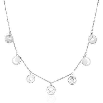 Brosway Collana Donna Chant in Acciaio Con Ciondoli BAH01