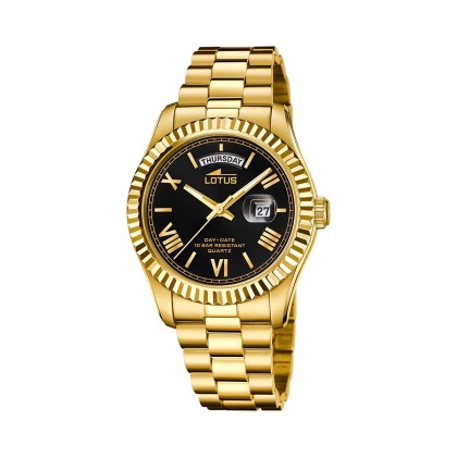Lotus Orologio Dorato Uomo Day/Date 18857/4