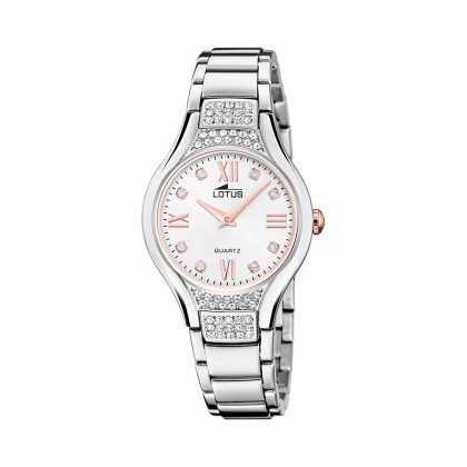 Lotus Orologio Donna Solotempo Con Cristalli Sulla Cassa 18910/1
