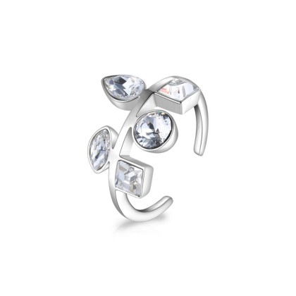Brosway Anello Donna Rain In Acciaio Con Cristalli BNR33B