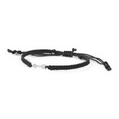 Bracciale Donna In Cotone Con Ciondolo In Argento Icons G9IS12B Freccia