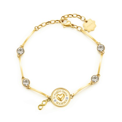 Brosway Bracciale Donna Chakra Mamma BHKB102 Ti Voglio Bene Mamma